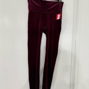 SPANX Beautiful Burgundy leggings